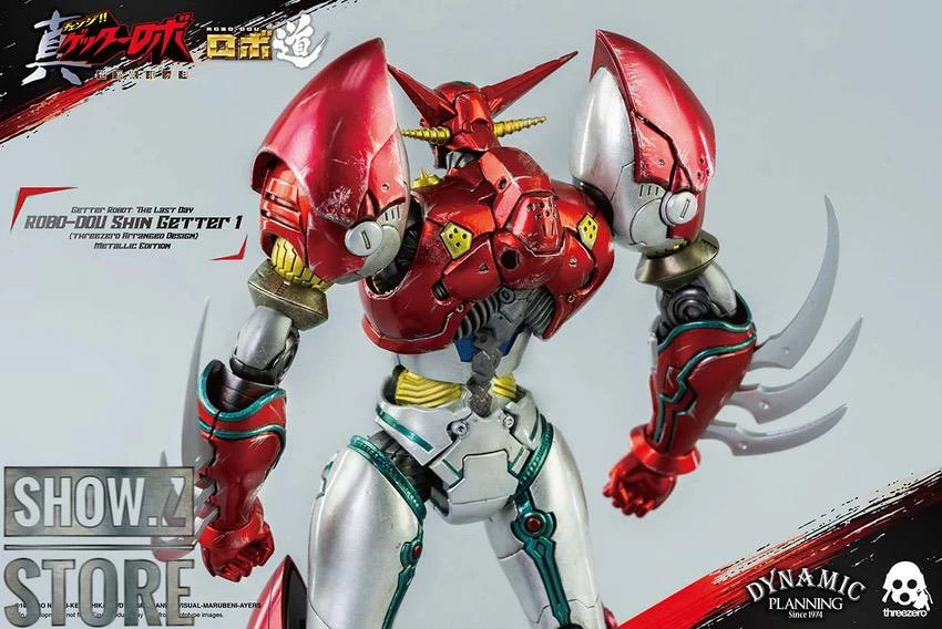 Threezero Studio Getter Robo Shin Getter 1 Metallic Version - Image 18