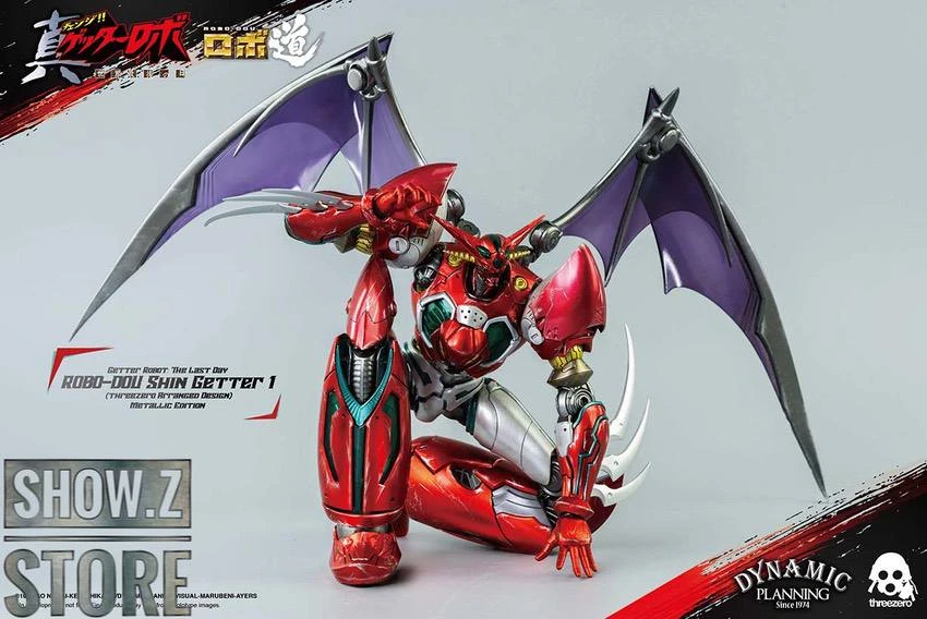 Threezero Studio Getter Robo Shin Getter 1 Metallic Version - Image 20