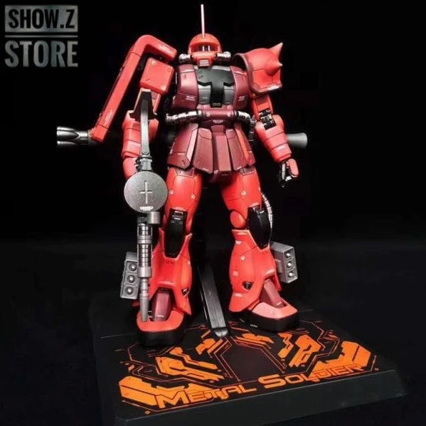 Metal Soldier MS 1/100 MS-06S MS06S Char's Zaku II Side 3 Side3 Red Comet Gundam Mobile Suit - Image 10