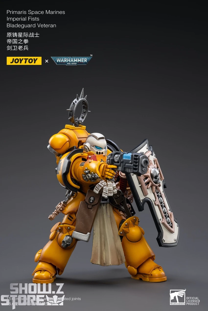 JoyToy Source 1/18 Warhammer 40K Imperial Fists Bladeguard Veteran - Image 6