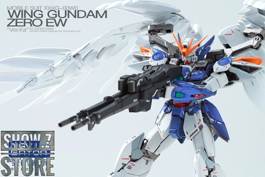 Navigator Toys Pre-Painted & Pre-Assembled Bandai XXXG-00W0 Wing Gundam Zero EW Ver.Ka - Image 3